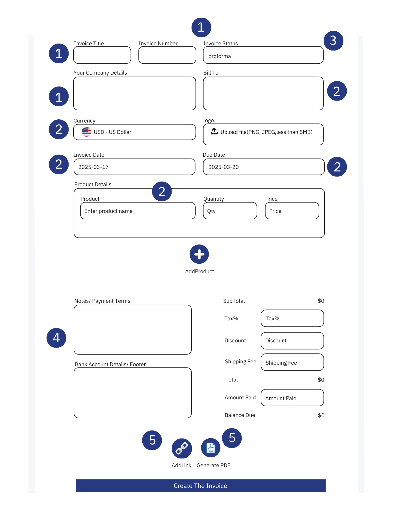 ProForma Invoice Image